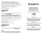 Preview for 1 page of Avanti HANAMI A-OR5C Quick Start Manual