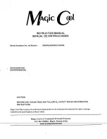 Предварительный просмотр 1 страницы Avanti Magic Cool 508XWL Instruction Manual