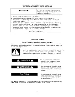 Preview for 3 page of Avanti MBD5L Instruction Manual