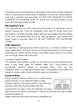 Preview for 27 page of Avanti MOTR14K3S-IS Instruction Manual