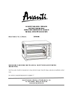 Preview for 1 page of Avanti OCR43SS Instruction Manual