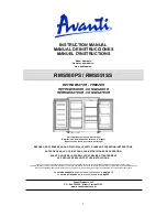 Avanti RMS550PS Instruction Manual предпросмотр