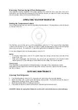 Предварительный просмотр 9 страницы Avanti SAR14N1B-110 Instruction Manual