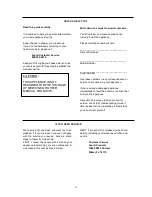 Preview for 6 page of Avanti UPRIGHT FREEZER VM165 Instruction Manual