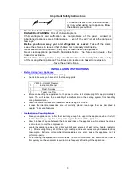 Preview for 8 page of Avanti UPRIGHT FREEZER VM165 Instruction Manual