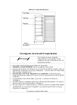 Предварительный просмотр 22 страницы Avanti VF58B0W Instruction Manual