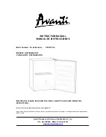 Avanti VFR14PS-IS Instruction Manual предпросмотр