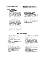 Предварительный просмотр 13 страницы Avanti VM302W Instruction Manual