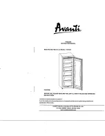 Avanti VM799W Instruction Manual preview