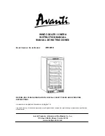 Avanti WC3201D Instruction Manual preview