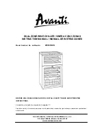 Preview for 1 page of Avanti WC331DZD Instruction Manual