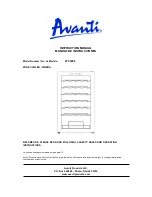 Avanti WC3406 Instruction Manual preview