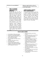 Preview for 11 page of Avanti WC34TM Instruction Manual