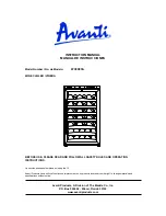 Avanti WC400SS Instruction Manual preview