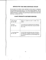 Preview for 11 page of Avanti WC492D Instruction Manual