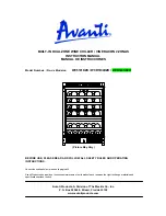 Preview for 1 page of Avanti WC5101DZD Instruction Manual