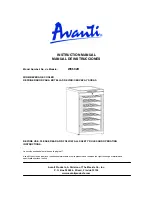 Avanti WC602D Instruction Manual предпросмотр