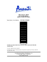 Avanti WC681BG Instruction Manual предпросмотр