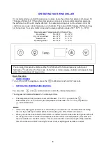 Preview for 9 page of Avanti WC83B Instruction Manual