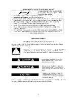 Preview for 3 page of Avanti WCF143S3ST Instruction Manual