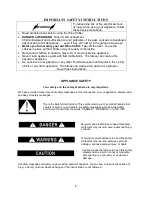 Preview for 3 page of Avanti WCF148DE3S Instruction Manual