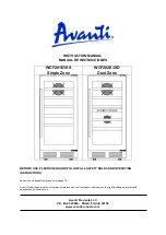 Avanti WCF281E3SS Instruction Manual preview