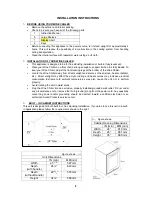 Preview for 8 page of Avanti WCR4600S Instruction Manual