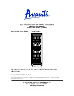 Preview for 1 page of Avanti WCR683DZD-1 Instruction Manual