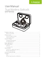 Avantree BTHS-TWS106 User Manual предпросмотр