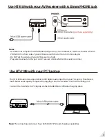 Предварительный просмотр 7 страницы Avantree BTHT-4189-BLK User Manual