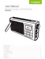 Avantree BTSP-850 User Manual preview