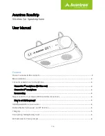 Avantree Roadtrip User Manual предпросмотр