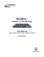 Предварительный просмотр 1 страницы Avanu WebMux A400X User Manual