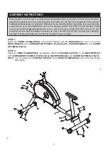 Предварительный просмотр 7 страницы Avari Fitness Recumbent Bike A150-210 Owner'S Manual