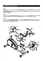 Предварительный просмотр 8 страницы Avari Fitness Recumbent Bike A150-210 Owner'S Manual