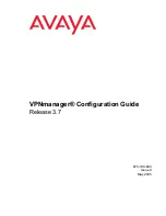 Preview for 1 page of Avaya 3.7 Configuration Manual