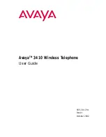 Avaya 3410 User Manual предпросмотр