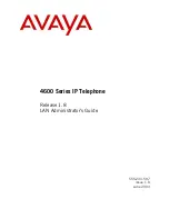 Avaya 4600 Series Administrator'S Manual предпросмотр