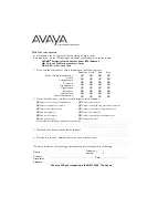 Preview for 3 page of Avaya 6201 User Manual