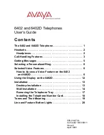 Avaya 6402D User Manual preview