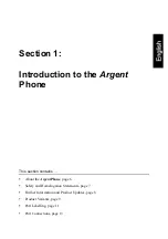 Предварительный просмотр 5 страницы Avaya ArgentPhone Hardware Reference Manual