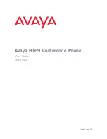 Avaya B169 User Manual preview