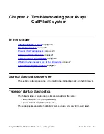 Предварительный просмотр 19 страницы Avaya CallPilot 600r Maintenance And Diagnostics