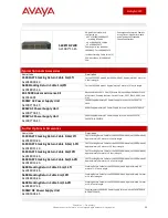 Preview for 22 page of Avaya Ethernet switches Reference Manual