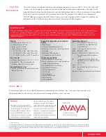 Preview for 2 page of Avaya G650 Specifications