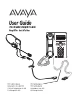 Предварительный просмотр 1 страницы Avaya HIS Headset Adapter Cable User Manual