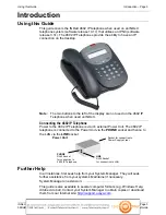 Предварительный просмотр 3 страницы Avaya INDeX 10.1  4602 User Manual