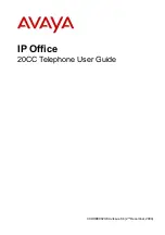 Avaya INDeX 20CC turret User Manual preview