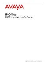 Avaya IP Office 20DT User Manual preview