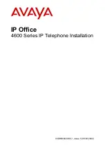 Avaya IP Office 4600 Series Installation Instructions Manual preview